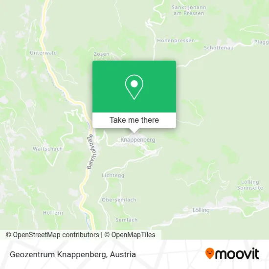 Geozentrum Knappenberg map