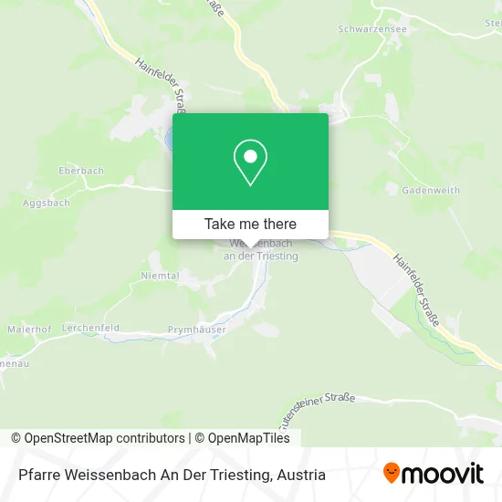 Pfarre Weissenbach An Der Triesting map