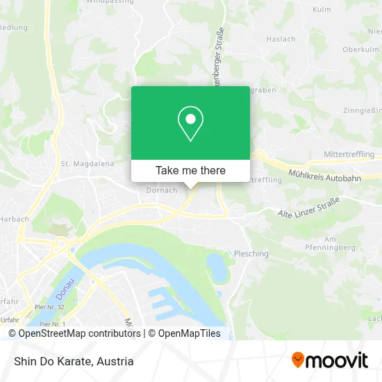 Shin Do Karate map