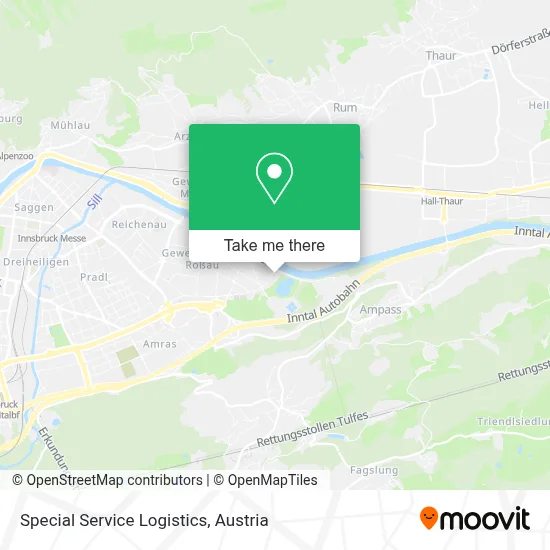Special Service Logistics map