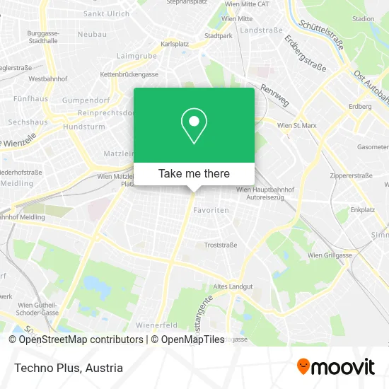 Techno Plus map