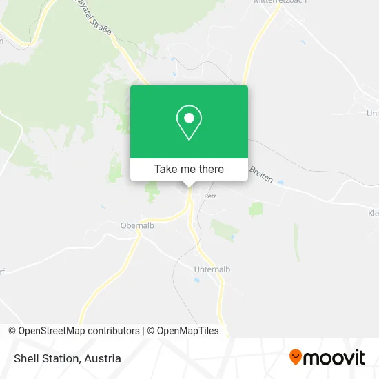 Shell Station map