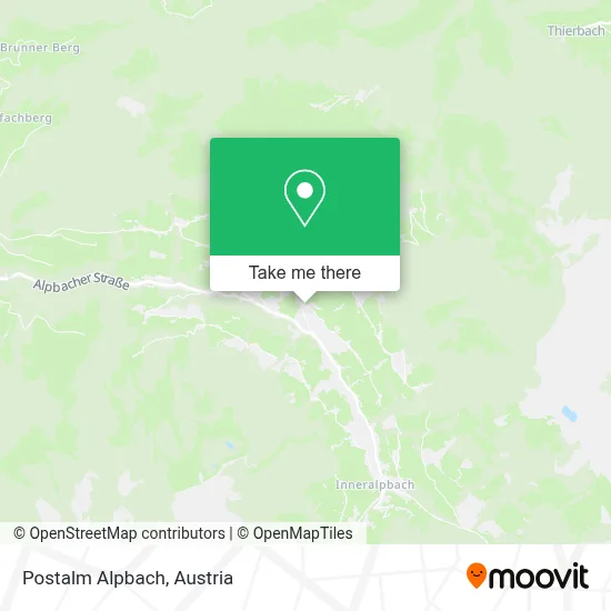 Postalm Alpbach map