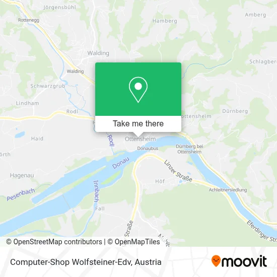 Computer-Shop Wolfsteiner-Edv map