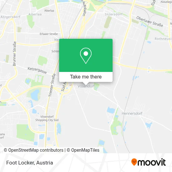 Foot Locker map
