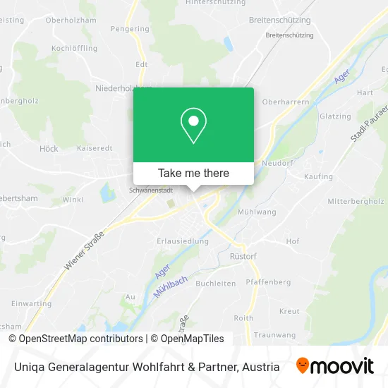 Uniqa Generalagentur Wohlfahrt & Partner map