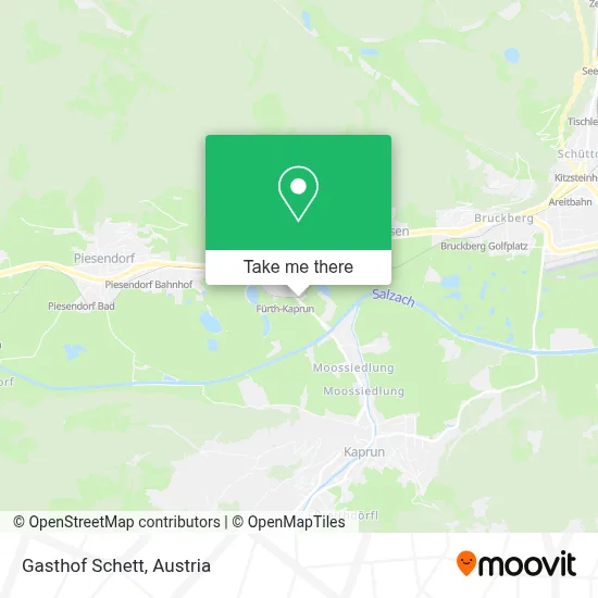 Gasthof Schett map