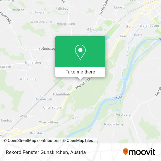 Rekord Fenster Gunskirchen map