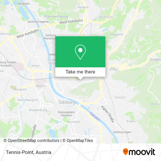 Tennis-Point map