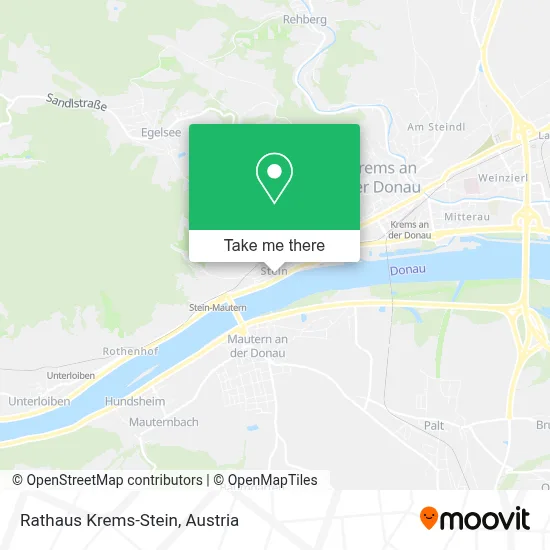 Rathaus Krems-Stein map