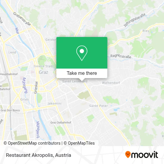 Restaurant Akropolis map