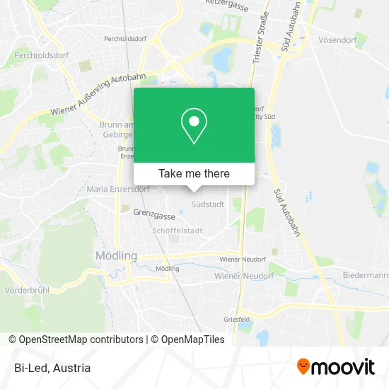 Bi-Led map