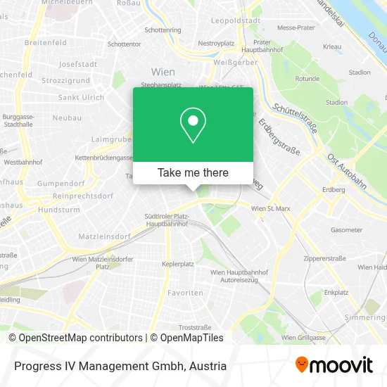 Progress IV Management Gmbh map