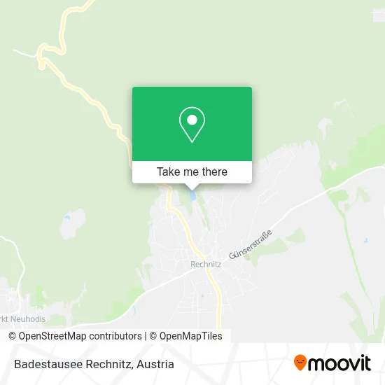 Badestausee Rechnitz map