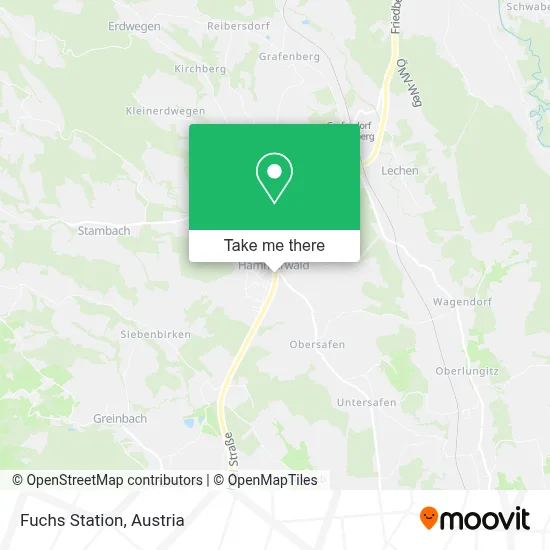 Fuchs Station map