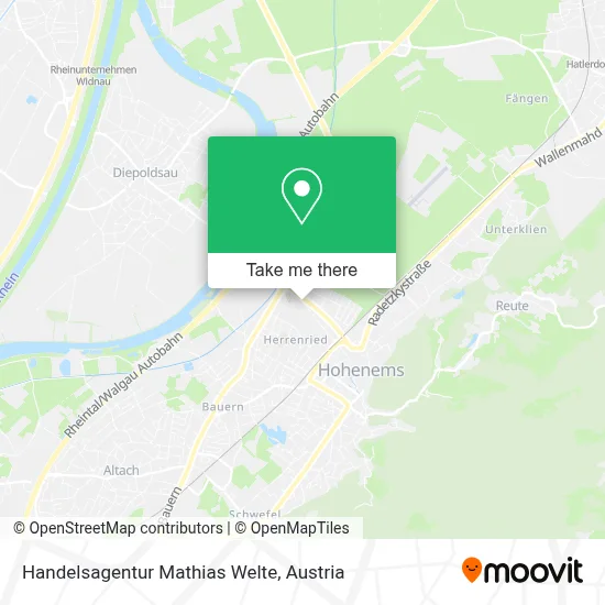 Handelsagentur Mathias Welte map