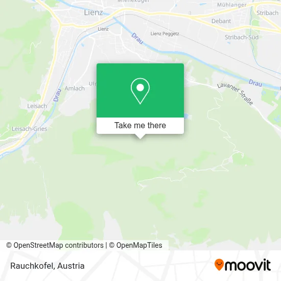 Rauchkofel map
