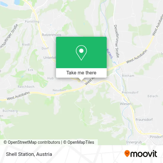 Shell Station map