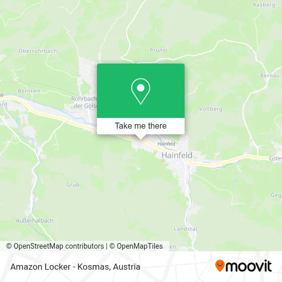 Amazon Locker - Kosmas map