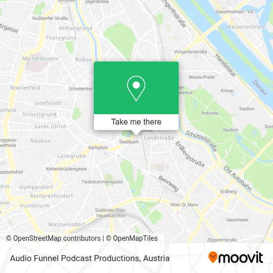 Audio Funnel Podcast Productions map