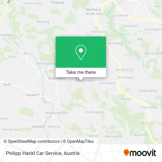 Philipp Hackl Car Service map