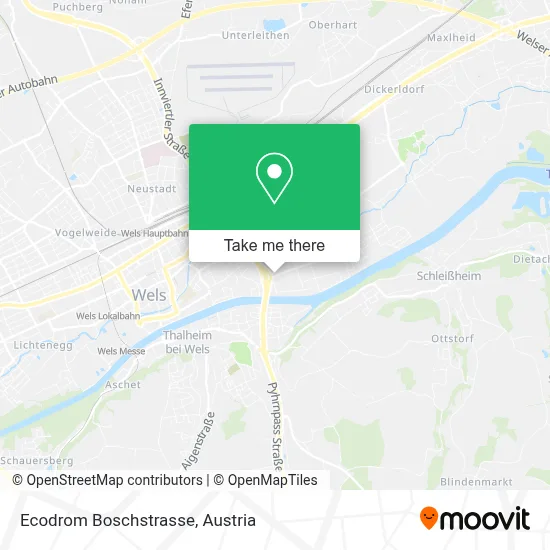 Ecodrom Boschstrasse map