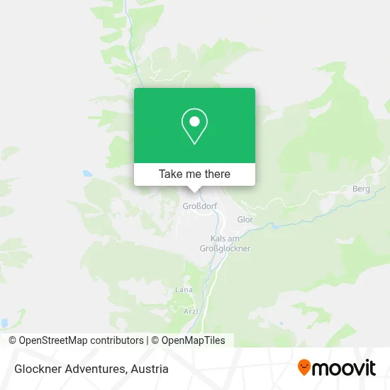 Glockner Adventures map