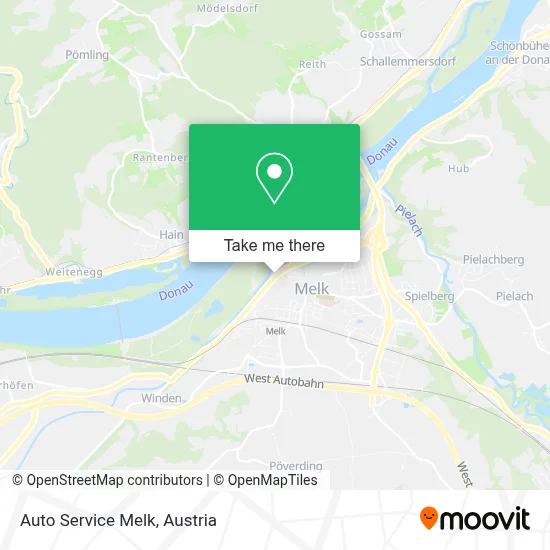 Auto Service Melk map