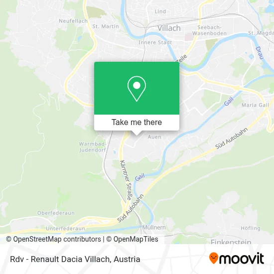 Rdv - Renault Dacia Villach map