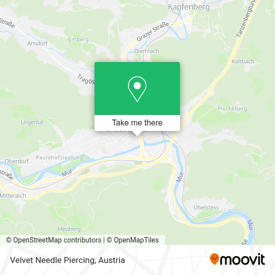 Velvet Needle Piercing map