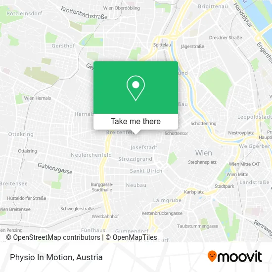 Physio In Motion map