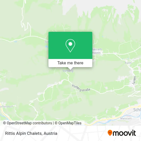 Rittis Alpin Chalets map