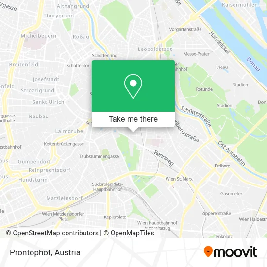 Prontophot map