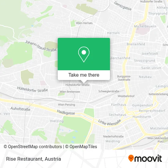 Rise Restaurant map