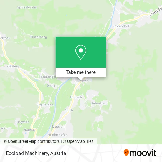 Ecoload Machinery map