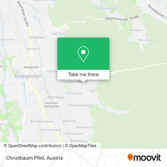 Christbaum Pfeil map