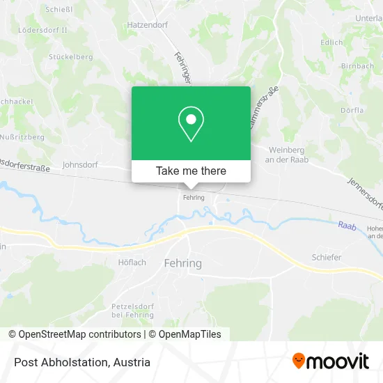 Post Abholstation map