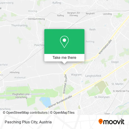 Pasching Plus City map