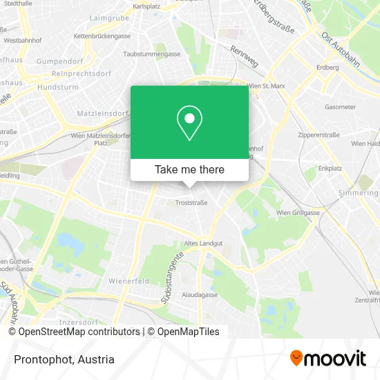 Prontophot map