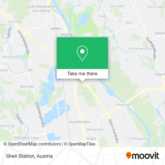 Shell Station map