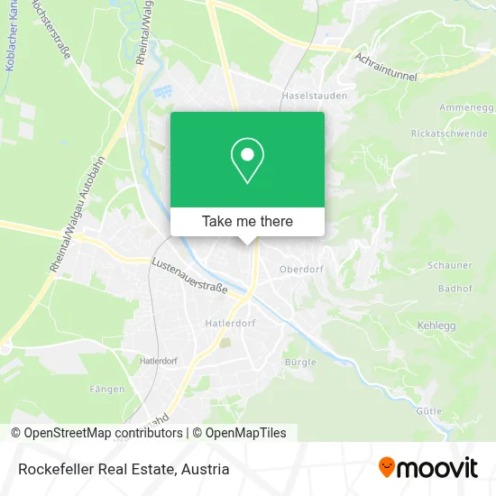 Rockefeller Real Estate map