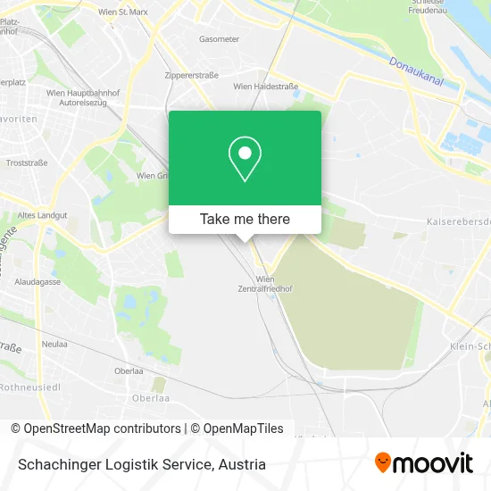 Schachinger Logistik Service map