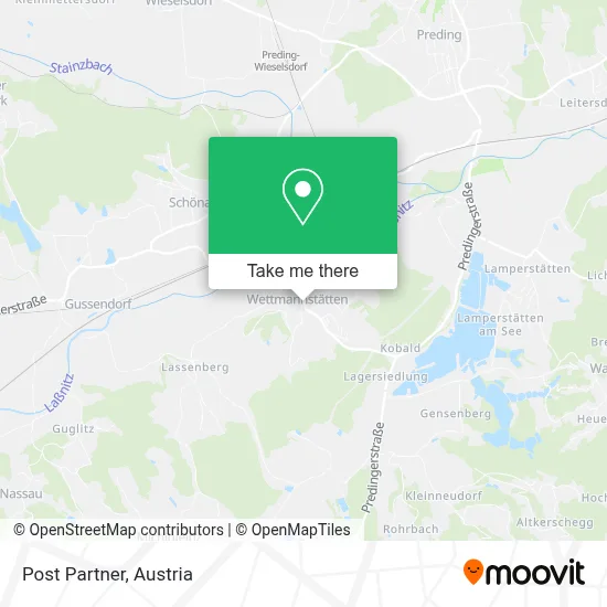 Post Partner map