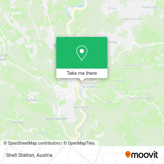 Shell Station map