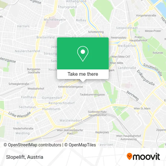 Slopelift map