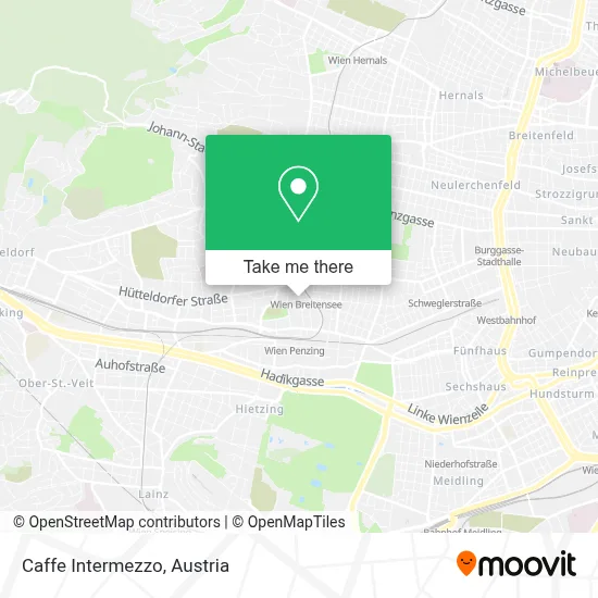 Caffe Intermezzo map