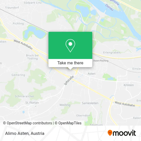 Alimo Asten map