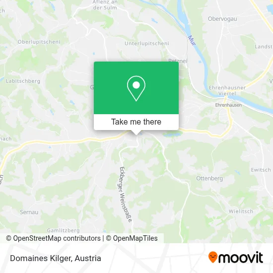Domaines Kilger map