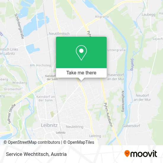 Service Wechtitsch map