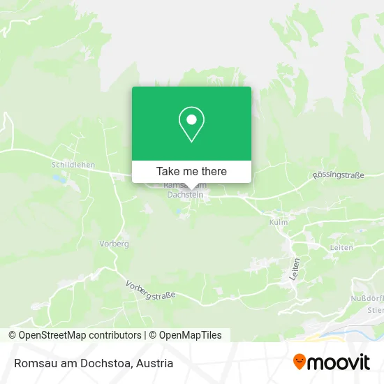 Romsau am Dochstoa map